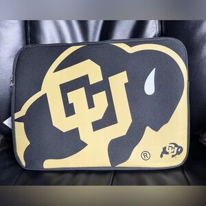 FOCO Colorado Buffalos NCAA Official 15" Inch Colorblock Logo Zipper